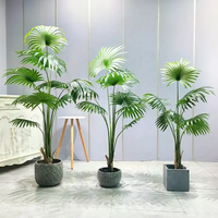 Plantes artificielles en gros, arbre décoratif pour la maison, bonsaï, plantes en plastique, pots, aménagement paysager, plantes modernes, palmier d'intérieur