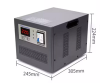Chint TNS1 Régulateur de tension automatique Stabilisateur 380V 3-Phase AC Cuivre Matériel 50Hz Fréquence