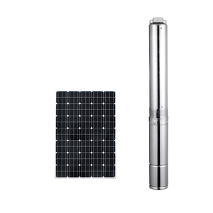 Bomba de agua solar de 4 pulgadas y 900W, sistema de bomba de pozo profundo sumergible solar DC, controlador Mppt integrado de <span class=keywords><strong>alta</strong></span> presión para riego - Product Image 1