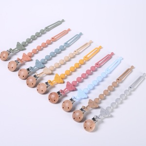 Chaîne anti-perte pour jouet de dentition, attache-sucette en silicone, sangle pour biberon, idéal pour les cadeaux de fête / idées cadeaux - Product Image 2
