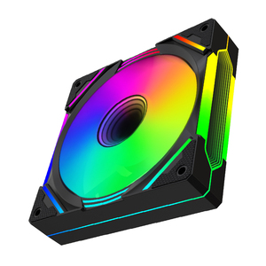 Lovingcool Großhandel ARGB 120mm <span class=keywords><strong>CPU</strong></span> Kühler Kunststoff RGB Kühlung 5V/3PIN <span class=keywords><strong>Computer</strong></span> gehäuse PWM Lüfter PC <span class=keywords><strong>CPU</strong></span> Kühler für <span class=keywords><strong>Gaming</strong></span> Case - Product Image 2