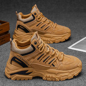 Zapatillas deportivas de diseño para hombre, transpirables, duraderas, a la moda, de alta calidad, informales, con correas para aumentar la altura, estilo para caminar. - Product Image 6