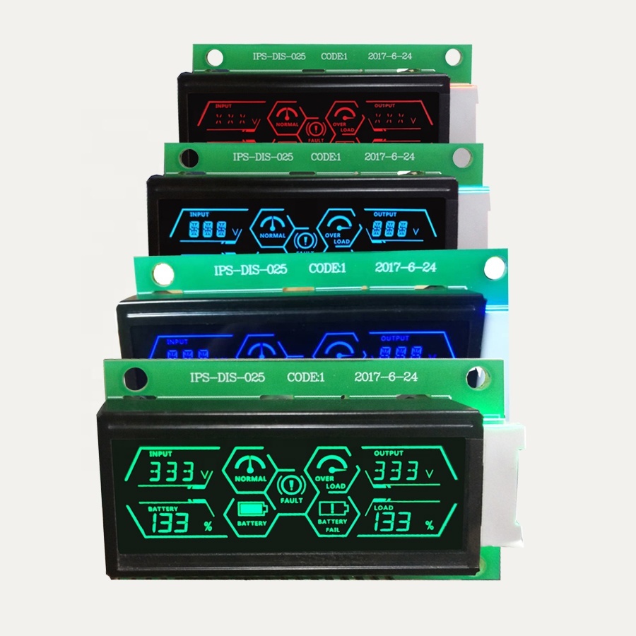 Custom 7 Segment LCD Monochrome VA Display Custom LCD Screen
