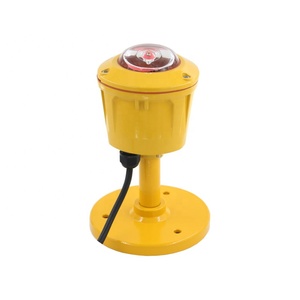 Feux d'obstruction aérienne à faible intensité ICAO FAA, LED rouge à intensité constante, IP65, en alliage d'aluminium, certifiés CE, pour tours de grue - Product Image 4