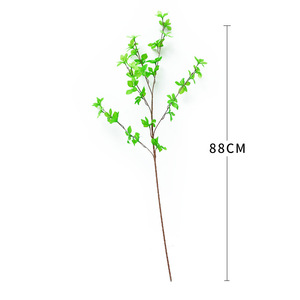 <b>Artificial</b> Pyrrhiza Wood Plant 88cm High Simulation Leaves Indoor Decorative <b>Tree</b> Branch For Home Wedding Props - Product Image 3