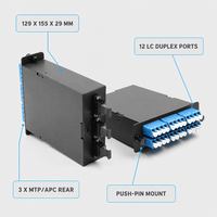 Modules de cassette fibre optique MTP/MPO vers LC, 24 fibres LC OS2 monomodes, montage sans outil pour centre de données – Approvisionnement direct usine