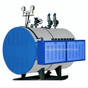 Komersial 1-20 ton Per jam ketel uap Gas minyak industri pemasok ketel uap api