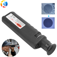 Portable Fiber Optic Microscopes with 400x Magnification LED Light Source Binocular and Monocular Drawtubes for Laboratory Use