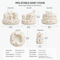 Chaise portable moderne pour bébé 3-36 mois, siège d'alimentation avec support dorsal souple, chaise de sol pour intérieur et extérieur, motif animal, canapé