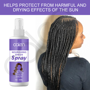 Private Label 100ML Sunscreen Nourishing Hair Add Shine <strong>Braid</strong> Sheen <strong>Spray</strong> - Product Image 5