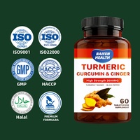 Capsules de Suppléments à Base de Curcuma à Marque Blanche OEM/ODM - Soutien Immunitaire Naturel et Gestion de l'Énergie pour Adultes