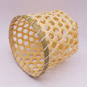 Cestas de bambú oriental de bambú de colores naturales de gran venta para regalos cesta decorativa cesta de frutas de bambú barata para Cocina - Product Image 3