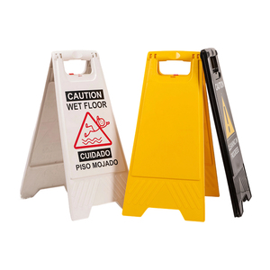 Señal <span class=keywords><strong>de</strong></span> Advertencia Plegable Amarilla para Piso Mojado, Señal <span class=keywords><strong>de</strong></span> <span class=keywords><strong>Seguridad</strong></span> <span class=keywords><strong>de</strong></span> Doble Cara para Vestíbulo <span class=keywords><strong>de</strong></span> Hotel y Supermercado - Product Image 6
