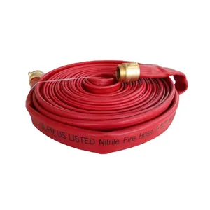 Top Quality Fire Fighting Equipment Synthetic Rubber Covered Durable Fire Fighting Hose