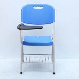 Lin Ying Training Chair With <b>Desk</b> <b>Foldable</b> Conference Chair School Use Blue Color Modern Design - Product Image 3