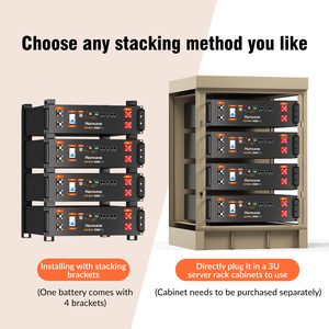 Batterie de rack de serveur LiFePO4 Humsienk 48V 100AH 100A BMS Bluetooth portable pour fourgons, camping-cars, voiturettes de golf, voitures de tourisme, énergie solaire - Product Image 6