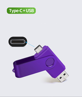 Unidad Flash USB 3.0 Tipo-C de Alta Velocidad, de Plástico, 128GB/64GB/32GB/16GB/8GB/4GB, Nueva, Venta al Por Mayor