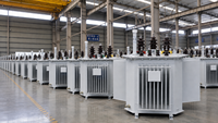 Transformateur triphasé immergé dans l'huile à faible perte et haute efficacité 315-2500 kVA, tension personnalisée pour projet de sous-station industrielle