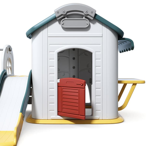 Jouets en plastique pour enfants de jardin d'école maternelle en gros 2023, toboggan intérieur pour bébé avec balançoire, maison de jeu - Product Image 2