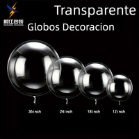 Vente Chaude de Ballons Bobo Bulles Transparents pour Fête d'Anniversaire et de Noël