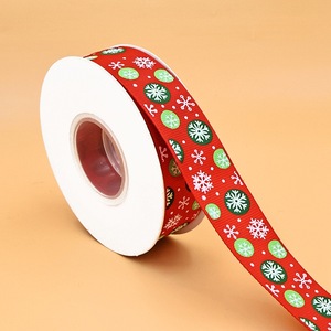 Luxury Metallic Christmas <b>Ribbon</b> Custom Pattern For High End Seasonal Packaging - Product Image 6
