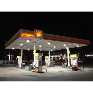 Pour UL ETL certifié 150W LED auvent lumière 19,500 Lumens 5700K température de couleur IP65 étanche pour les stations-service paysage - Product Image 1