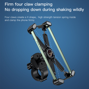 C191 có thể điều chỉnh điện thoại chủ đứng phổ xe máy xe đạp xe đạp tay lái Bracket núi Clip GPS điện thoại chủ - Product Image 3