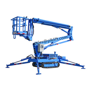 Hidrolik Crawler Man pengangkat 12m 14m 16m 20m 24m artikulasi Trailer mengangkat Platform - Product Image 4