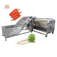 Professionele Automatische Aardappel Reinigingsmachine Aardappel Peeling Lijn
