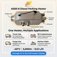 OkyRie AS50-8 5KW Diesel-Standheizung 4-Loch Aluminiumgehäuse Kyocera Keramik-Zünder Für Alle Fahrzeuge Geeignet