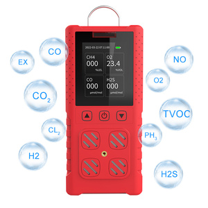 เครื่องตรวจจับก๊าซแบบพกพา LEL O2 CO IPA 4 in 1 สำหรับโรงงานยา ไอโซโพรพิลแอลกอฮอล์ <span class=keywords><strong>C3H8O</strong></span> H2S เครื่องตรวจจับก๊าซไวไฟ - Product Image 1
