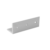 Support d'angle intérieur en L à fente réglable de précision 30 mm pour profilés aluminium série 25, 30, 30x30 mm, 40, thermolaqué