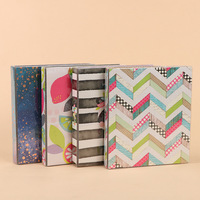 Classeur à anneaux en PVC de style rétro avec impression personnalisée, format A4, perforé, modèle en PVC pour documents écrits, fabriqué en Chine