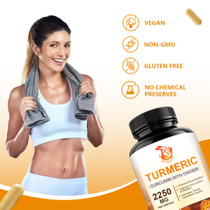 Capsules de curcuma Wellbody OEM/ODM pour soutenir le confort et la mobilité des articulations, extrait de curcumine, complément alimentaire à base de plantes - Product Image 3
