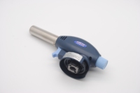 Torche à gaz butane en acier inoxydable 915 avec allumage électronique, flamme réglable jusqu'à 1300F pour usage en cuisine