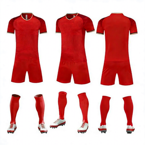 China Supplier Custom Football Professional Vintage Soccer Jersey Factory Training Use Football <strong>Kits</strong> - Product Image 3