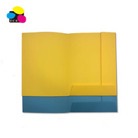 Carpeta de archivos de papel de alta calidad nueva de color surtido al por mayor con clips