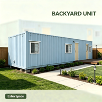 Studio de jardin moderne en conteneur, cabine de travail insonorisée extérieure, pièce mobile préfabriquée pour bureau et studio dans la cour