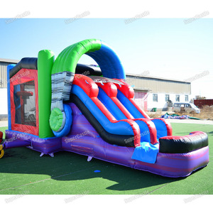 Castillo Inflable Combinado con Toboganes <span class=keywords><strong>de</strong></span> Agua Dobles, con Diseño <span class=keywords><strong>de</strong></span> Consola <span class=keywords><strong>de</strong></span> Videojuegos, para <span class=keywords><strong>Alquiler</strong></span> <span class=keywords><strong>en</strong></span> Carnavales - Product Image 6