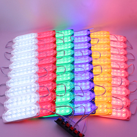 Offre Spéciale haute luminosité LED Rgb Flash Modules lumière IP65 étanche extérieur SMD2835 3W 12Led pour camion moteur Decort voyant d'avertissement