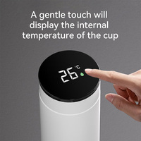 Botella de agua inteligente Pantalla de temperatura Taza inteligente al vacío aislada Botella de boca ancha, ideal para regalo