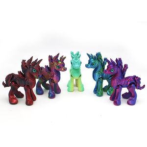 Artisanat, ornements, cadeaux, figurines créatives, articulations d'animaux, jouets, décorations licorne imprimées en 3D transfrontalières - Product Image 3