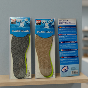 Solette in Lino ERP Taglia 35-45, Antimicrobiche per la Cura dei Piedi, Confezione da 10 Pezzi - Product Image 2