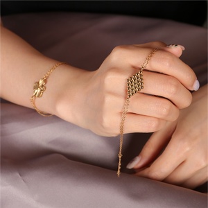 JUSTOP Stainless Steel Trendy Heart Shaped <b>Charm</b> <b>Bracelet</b> Set of 4 for Women Gift - Product Image 3