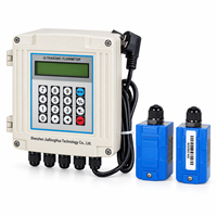 Débitmètre ultrasonique à fixation par pince TUF-2000, débitmètre de liquide non invasif, RS485 Modbus 4-20mA, pour eau, huile, eaux usées DN25-DN6000