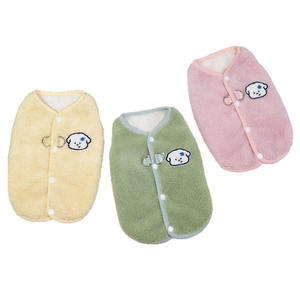 เสื้อกั๊กผ้าฟลีซสำหรับสัตว์เลี้ยงแบบเรียบง่ายอบอุ่นในฤดูใบไม้ร่วงและฤดูหนาว - Product Image 4