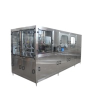 Machine de remplissage d'eau électrique 3 en 1 automatique 500ml bouteille en plastique économie d'énergie équipement de boisson noyau composants de moteur PLC