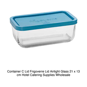 Frigoverre Glass Airtight Container 21 × 13 × 8 h cm, with Airtight Lid - Product Image 2