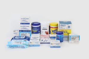 <span class=keywords><strong>100</strong></span> Gói Cá nhân Bọc Vô Trùng Y Tế Cấp 70% Isopropyl Bông Tăm Bông Rượu Prep Pads Cho Y Tế Tổ chức - Product Image 6