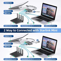 Adaptateur Ethernet 4 ports Starlink Standard 4/4X/Mini/V5 1 vers 4 pour Gen 3/V3/V4